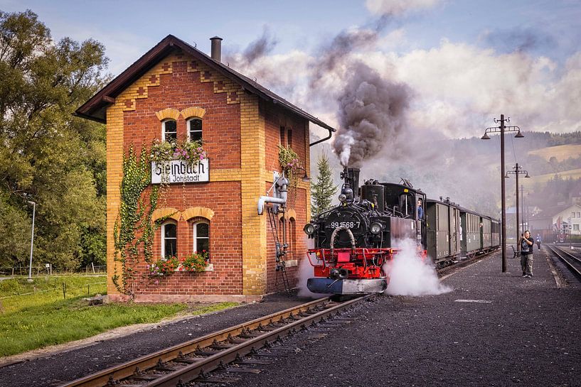Locomotive à vapeur de la Pressnitztalbahn 991568-7 par Rob Boon