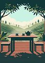 Tea plantations in Sri Lanka by Eduard Broekhuijsen thumbnail