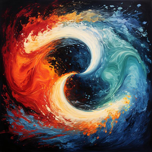 Ying Yang: Spiritual Abstract by Surreal Media
