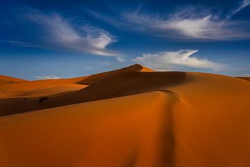 Dunes dans le Sahara sur Rene Siebring