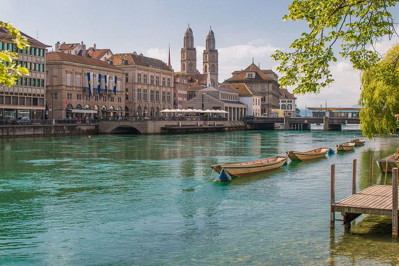 Limmat, Zurich, Suisse par Max Nicolai