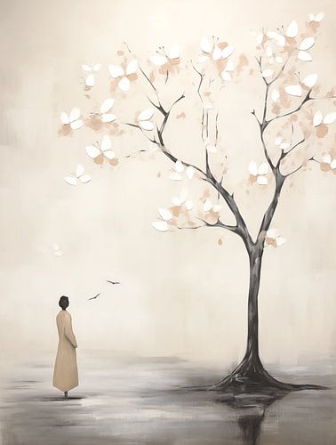 Japandi, Arbre à papillons sur Caroline Guerain