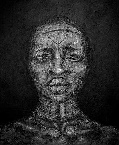 Porträt Afrikanischer Krieger