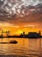 Zonsondergang in Rotterdam (2)