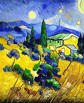 A Provence landscape by Vincent