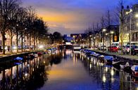 Avondgloed in Den Haag van Daphne Groeneveld thumbnail