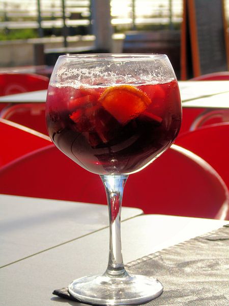 Kaltglas Sangria von JWM Bouma