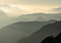 Ambiance lumineuse dans les montagnes