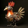 Steampunk kip van Koffie Zwart
