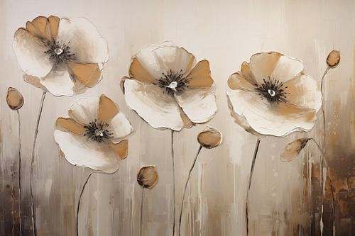 Mohn natürliche Farben