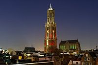 Stadtbild von Utrecht mit rotem und weißem Dom Tower, Foto 5