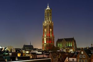 Stadtbild von Utrecht mit rotem und weißem Dom Tower, Foto 5