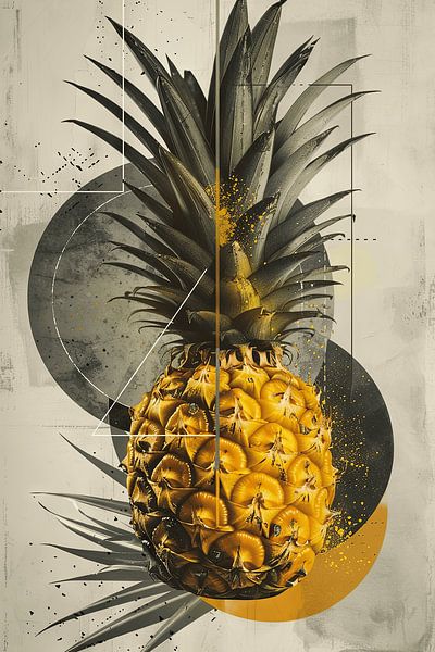 Ananas von Poster Art Shop