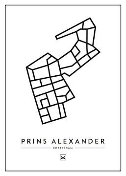 Prins Alexander - Rotterdam van Muurmap - Jouw Favorite stad of wijk aan de muur
