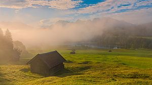 Sonnenaufgang am Geroldsee