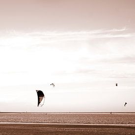 Kitesurfen auf dem Sandmotor von Sjoerd van der Hucht
