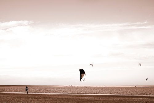Kitesurfen bij de zandmotor