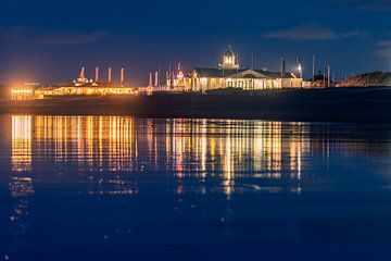 Reflectie op het strand Noordwijk van Yanuschka Fotografie | Noordwijk