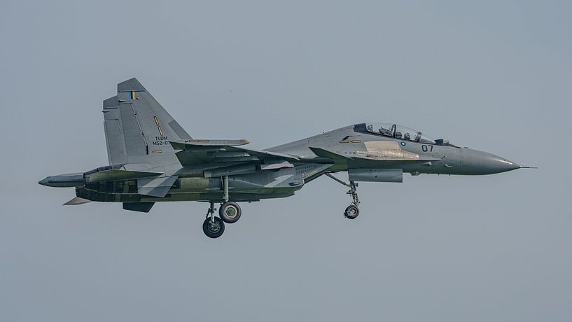 Malaysia Air Force's Sukhoi SU-30MKM. by Jaap van den Berg