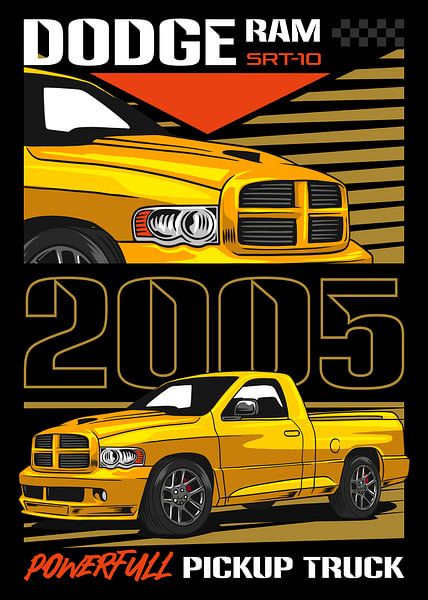Dodge Ram SRT-10 Muscle Car by Adam Khabibi