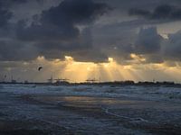 Cloudbursts over Zeebrugge
