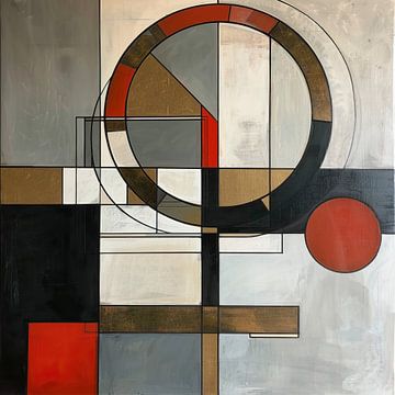 Geometrische Vormen | Mosaic of Modern Times van Modern Collection