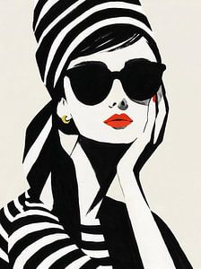 Retro Chic Portrait