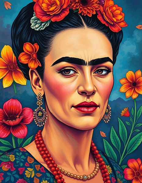 Frida Portrait classique 2 par MIROKKU