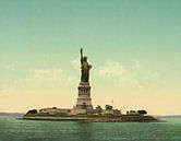 Statue of Liberty, New York Harbor von Vintage Afbeeldingen Miniaturansicht