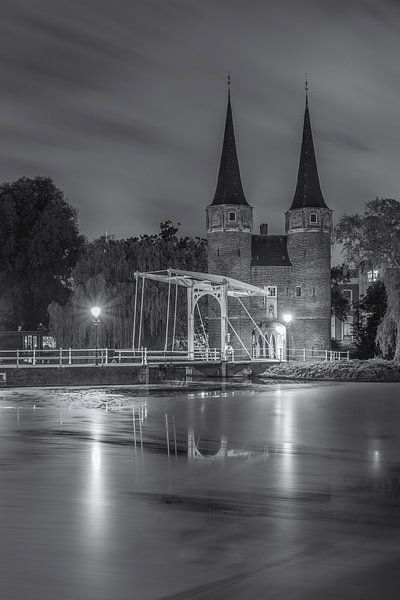 Oostpoort Delft, zwart-wit - 5 van Tux Photography