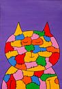 patchwork cat by Marijn Welten thumbnail