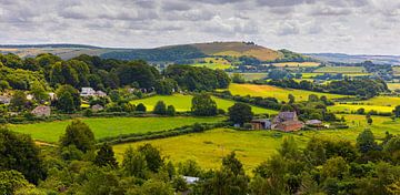 Paysage de Shaftesbury dans le Dorset, Angleterre