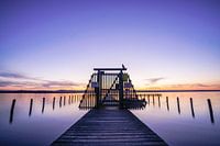 Blauw uur aan de Ammersee