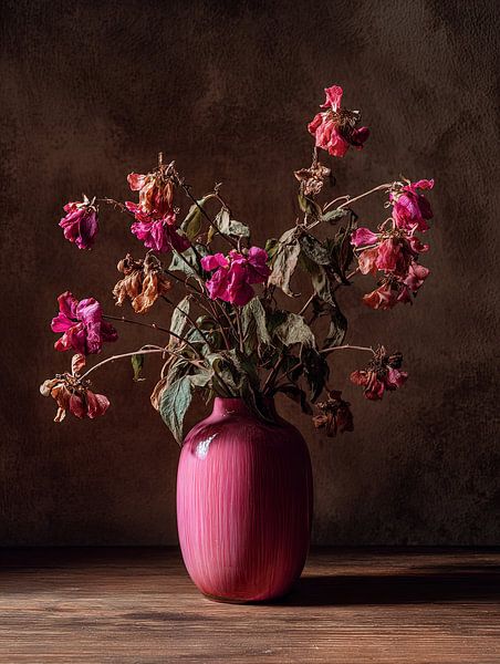 Pink flowers by Franka Poulain