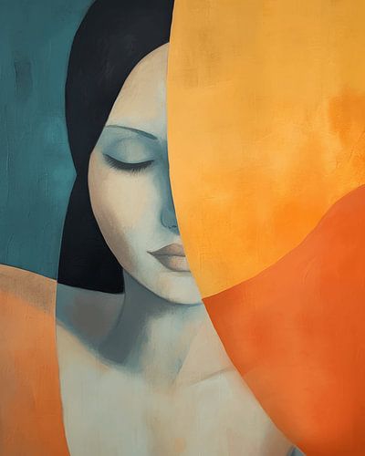 Porträt mit einem Hauch von Art-Deco-Stil