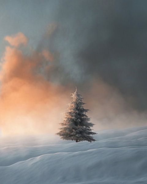 Romantic winter landscape by fernlichtsicht