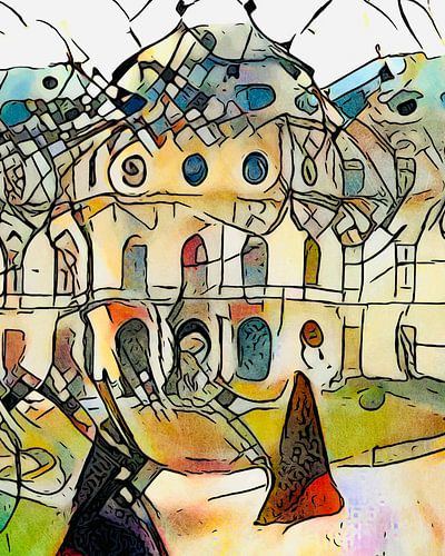 Kandinsky meets Belverdere Castle, Vienna (1)