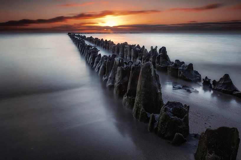 Coucher de soleil Hindeloopen par Jos Reimering