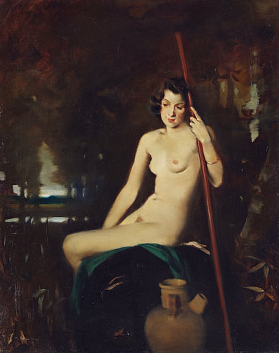 Rudolf Nissl – Forest Nymph, c. 1920 by Atelier Liesjes