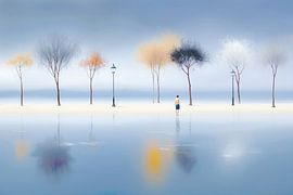 Rive tranquille, pensées lointaines
