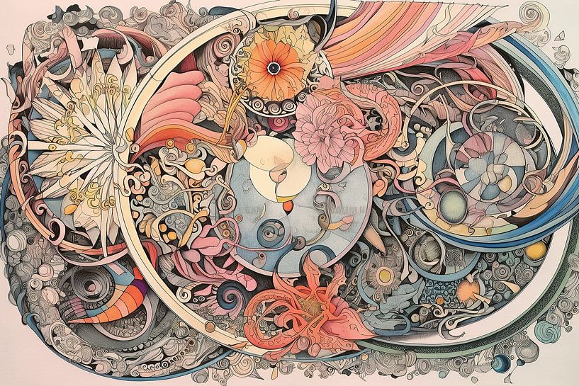 Peinture de la danse de l&#039;harmonie |Silence par La collection ARTEO