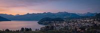 Panorama of Spiez in the Bernese Oberland by Henk Meijer Photography thumbnail