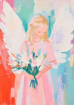 Angel Girl by Wonderful Art