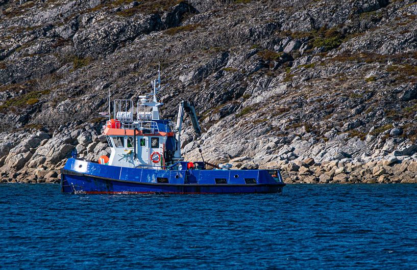 Havensleepboot bij Bodø van Kai Müller