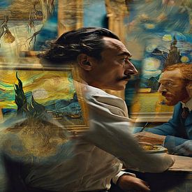 Vincent van Gogh trifft Dali von Kirsti's Kunst