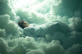 spirituelles Bild schwebend