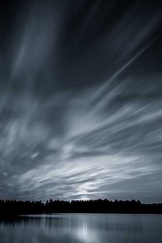 Arhemse Zonsondergang bij de Rijkerswoerdse Plassen.