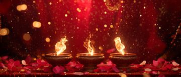 Boîte à lumière festive sur Poster Art Shop