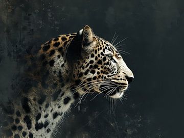 Night Vision - Depth of the Leopard by Eva Lee