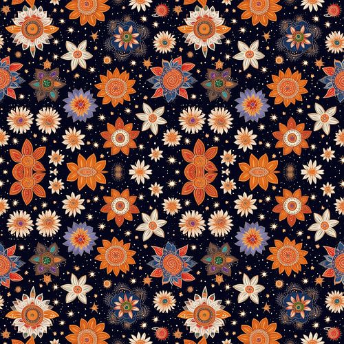 Indien florales Design